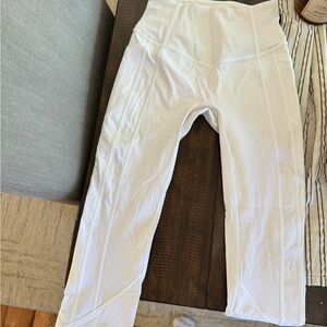 Lululemon High Rise Wunder Train White Leggings Size 4